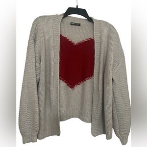 Valentines Red Heart Sweater